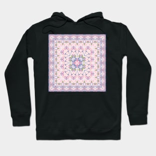 Bright square arabic ornate pattern Hoodie